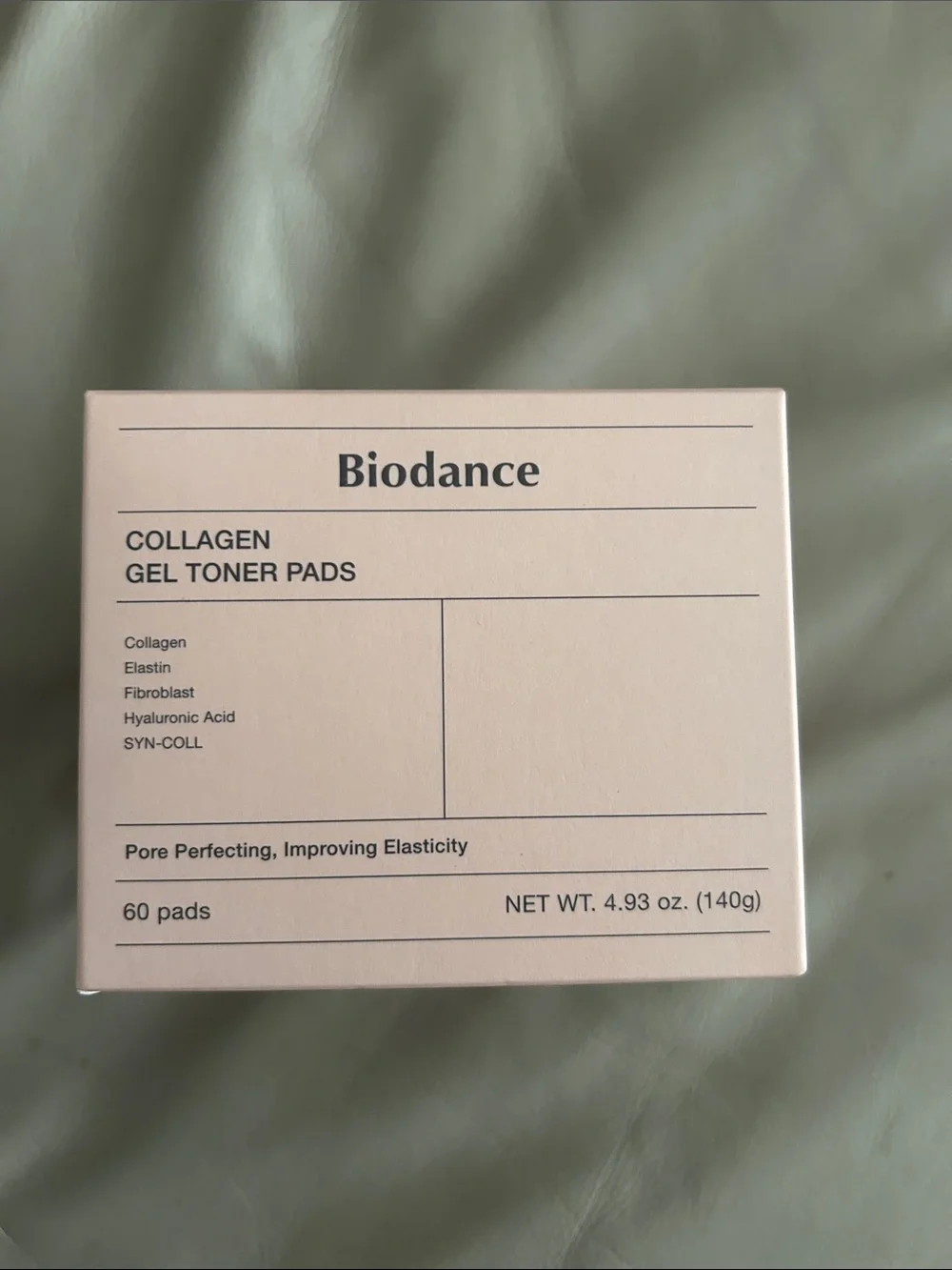 Biodance Collagen Gel Toner Pads — Soft Pink Hydrating Toner Pads, 60ct